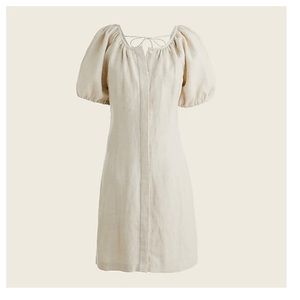 J.Crew V Back linen dress - size 12 color Flac
